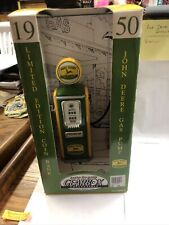 1950 Limited Edition John Deer Gas Pump Coin Bank Gearbox 1997 Vintage Die Cast picture