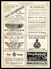 1919 Endicott Forging And Henry & Allen Drog Forgings Auburn NY Vintage Print Ad picture