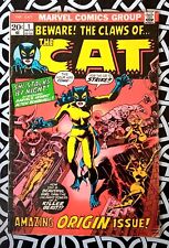The Cat #1 - VG/FN - 1972 - Marvel Comics - 1st App/Origin - Becomes Tigra 🔥  picture