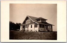 House Mansion and Grounds Antique Real Photo RPPC Postcard picture