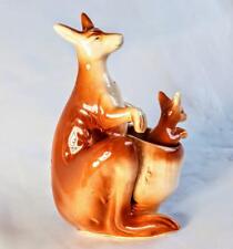 Vintage Kangaroo and Joey Nesting Salt and Pepper Shakers picture