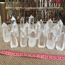 a lot natural clear quartz obelisk crystal wand point healing 2.2LB  picture