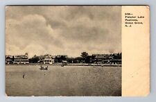 Ocean Grove NJ-New Jersey, Fletcher Lake, Pastimes, Vintage c1909 Postcard picture