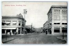 1916 Jackson Street Drugs Store Building Roseburg Oregon OR Antique Postcard picture