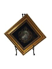 Vintage Fragonard Gold Ornate Wall Art Hilaire Print Framed Music Lessons Italy picture