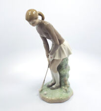 Lladro Figurine #4851 Woman Golf Player, with Box picture
