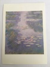 Water Lilies By Claude Monet Vintage Postcard picture