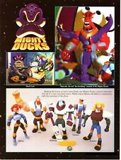 1996 MIGHTY DUCKS Action Figures Toy PRINT AD ART VINTAGE MALLORY GRIN WILDWING picture