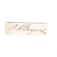 James A. Bayard, Jr. (1799-1880) Signed Clip /Autographed Senator Delaware picture
