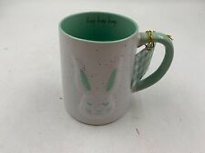 Global Design Ceramic 19oz Hop Hop Hop Green Bunny Coffee Mug CC01B46002 picture