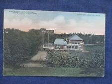1910 Lindsborg Kansas Bethany College Swedish Pavilion Postcard & Cancel picture