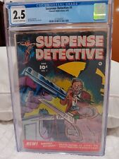Suspense Detective #1 (June 1952, Fawcett) Rare, Golden Age, CGC Graded (2.5) picture