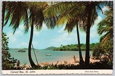St John, Virgin Islands, Vintage Postcard, Caneel Bay Beach picture