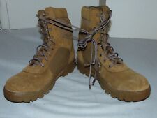 USGI COMBAT BOOTS HOT WEATHER COYOTE BROWN THOROGOOD WAR FIGHTER 8.5 M picture