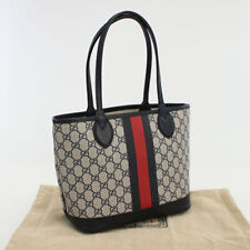 Used Gucci Ophidia Small Tote Bag Gg Supreme 726762 Navy Rank S Us-1 Women'S picture