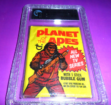 1975 Topps Planet of the Apes TV Show Trading Card Wax Pack GAI NM MINT 8.5 picture
