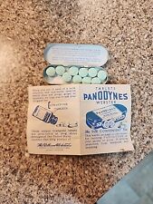 VINTAGE  PANODYNES TIN With 10 Tablets And Instructions  picture