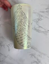 Starbucks 50th Anniversary Limited Edition Green Mermaid Tumbler/w lid 12oz 2020 picture