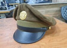 US Army Air Force AAF Enlisted Mens Visor Crusher Hat Dress Cap Bomber Crew 1944 picture