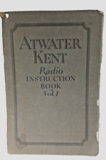 Atwater Kent Tube Radio Instruction Book Vol.1  39 Page Booklet 1925 picture