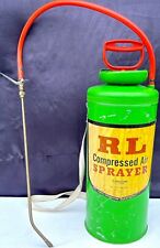 Vintage RL Compressed Air Sprayer - Advertising - Mid Century MCM - Lowell, MI picture