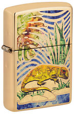 Zippo Lizard Fusion High Polish Brass Windproof Lighter, 254B-097714 picture