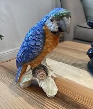Vintage West Germany Parrot  Goebel Blue Yellow Macaw Excellent Perfect picture