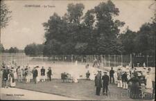France Compiegne Tennis Courts Postcard Vintage Post Card picture