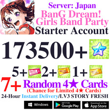 [JP] [INSTANT] 173500+ Stars BanG Dream Girls Band Party Bandori Starter Account picture