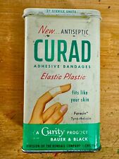 Vintage CURAD Adhesive Bandages Tin - Empty- Kendall Company picture