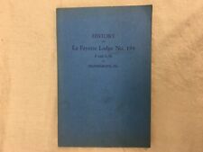 History of La Fayette Lodge No. 194 - Selinsgrove, PA - 1947 - Schoch/Woodruff picture