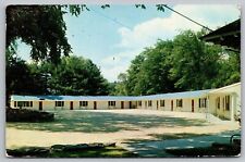 Robbins Motel N Peterborough NH New Hampshire Postcard PM Cancel WOB Note VTG picture