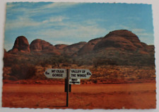The Olgas Central Australia Looking from Ayers Rock Rd to Eastern Domes Postcard picture