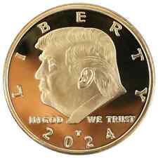 2024 Donald Trump President Gold Coin IN GOD WE TRUST Coins 1 PC SET picture