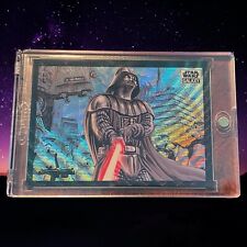 2022 Topps Star Wars Chrome Galaxy Lord Vader & His Stormtroopers #59 WAVE 53/99 picture