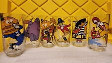 **REDUCED**VTG McDonald's 1977 Collector Series Glass Tumblers Complete Set of 6 picture