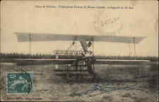 Camp de Chalons Airplane Pioneer Aviation Biplane Farman II AUTOGRAPH? Postcard picture