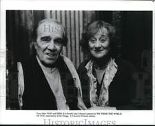 1989 Press Photo Max Wall & Liz Smith starring in 