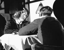Aviator Beryl Markham Seated At A Table With A Man 1937 OLD PHOTO picture