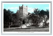 Methodist Church, Yates Center KS c1930 Vintage Postcard picture