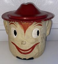Vtg Oscar Doughboy Robinson Ransbottom Cookie Biscuit Jar 1940s WWII Rare Find picture