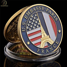 Department of State Embassy Paris France Challenge Coin picture