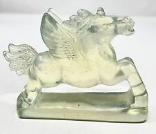 4” Opalite  Horse With Wings White Crystal Carving picture
