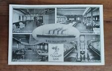 R.M.S. Mauretania - Cunard Line - Actual Photographs Post Card picture