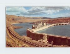 Postcard Rock Island Dam Below Wenatchee Washington USA picture