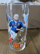 Coke McDonalds 1998 FRANCE Soccer/FOOTBALL Glass Tumbler w/HENRY CLEAN  picture