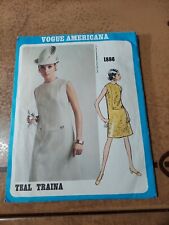 Vintage Vogue Americana 1886 Fancy Dress Pattern Size 16 Complete By Teal Traina picture