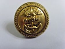 Antiqu Peninsular and Oriental gold tone metal button MILLER RAYNER HAYSON 49519 picture