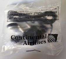 CONTINENTAL AIRLINES Headphones / Earbuds - Vintage 1980's - BRAND NEW picture