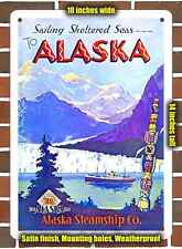 Metal Sign - 1931 Alaska Steamship Company- 10x14 inches picture